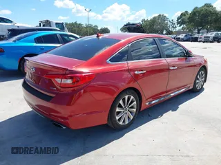 2017 Hyundai Sonata Sport with VIN 5NPE34AF2HH468155, listed as a IAAI auction lot 40411186 with 75,887 mi miles and . Bid and sale history available at DreamBid. Image 4.