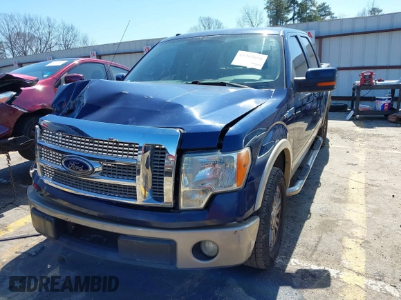 2010 Ford F-150 XL with VIN 1FTFW1CV9AFA91595, listed as a IAAI auction lot 41765696 with 230,965 mi miles. Bid and sale history available at carsss.com. Image 2.