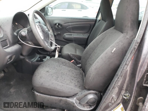 2015 Nissan Versa SV with VIN 3N1CN7AP0FL879386, listed as a Copart auction lot 57964685 with 119,321 mi miles and Salvage title. Bid and sale history available at DreamBid. Image 7.