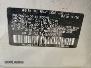 2016 Subaru WRX STI z VIN JF1VA2M64G9809798, wystawiony jako Copart lot #87480534 z przebiegiem 59 136 mil mil oraz Szkoda całkowita • Salvage title. Historia ofert i sprzedaży dostępna na DreamBid. Obrazek 13.