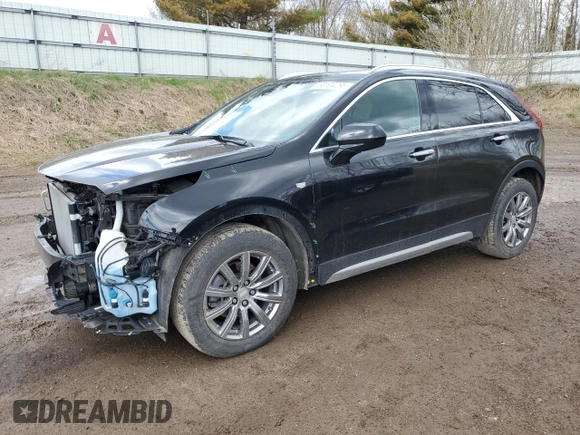 2020 Cadillac XT4 AWD Premium Luxury with VIN 1GYFZDR44LF051848, listed as a Copart auction lot 53104295 with 23,339 mi miles and Salvage Title. Bid and sale history available at DreamBid. Image 1.