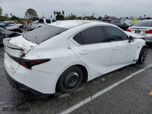 2021 Lexus IS with VIN JTHGZ1B21M5042189, listed as a Copart auction lot 49186305 with NaN miles and Salvage Title. Bid and sale history available at carsss.com. Image 3.
