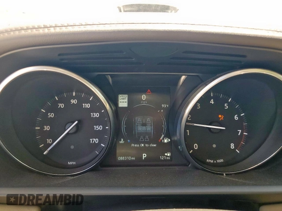 2016 Land Rover Range Rover Sport HSE with VIN SALWR2VFXGA545189, listed as a Copart auction lot 53912775 with 88,310 mi miles and Salvage Title. Bid and sale history available at DreamBid. Image 9.