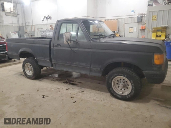 1991 Ford F-150 with VIN 1FTEF14N2MLA69468, listed as a Copart auction lot 49155205 with 22,196 mi miles and Clean Title. Bid and sale history available at carsss.com. Image 4.