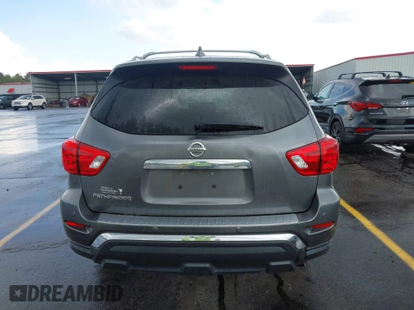 2020 Nissan Pathfinder S with VIN 5N1DR2AN0LC615921, listed as a IAAI auction lot 41932744 with 124,890 mi miles. Bid and sale history available at carsss.com. Image 16.