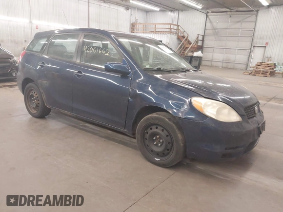 2003 Toyota Matrix Std with VIN 2T1KR32E63C066815, listed as a IAAI auction lot 42061662 with 283,120 mi miles. Bid and sale history available at carsss.com. Image 1.
