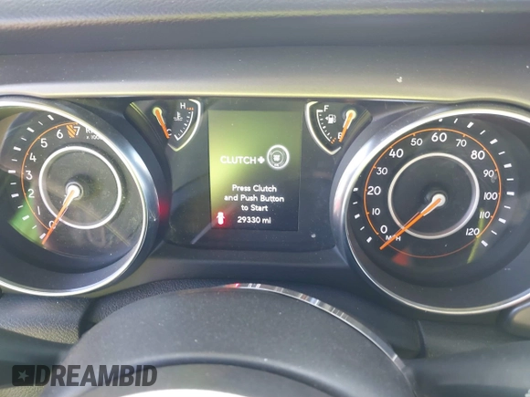 2021 Jeep Wrangler Sport S with VIN 1C4GJXAG3MW737454, listed as a IAAI auction lot 40392262 with 29,330 mi miles and . Bid and sale history available at DreamBid. Image 7.