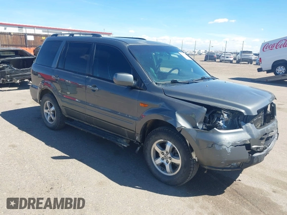 2007 Honda Pilot EX-L with VIN 2HKYF185X7H511879, listed as a IAAI auction lot 41872915 with 232,543 mi miles. Bid and sale history available at carsss.com. Image 1.