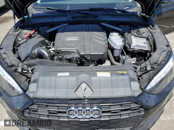 2023 Audi A5 Sportback Premium Plus with VIN WAUCBCF51PA047292, listed as a Copart auction lot 68124044 with 23,693 mi miles and Salvage Title. Bid and sale history available at carsss.com. Image 11.