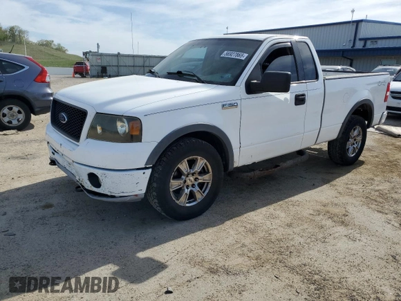 2006 Ford F-150 XL with VIN 1FTRF14W46NA81042, listed as a Copart auction lot 56927865 with 199,446 mi miles and Clean title. Bid and sale history available at DreamBid. Image 1.