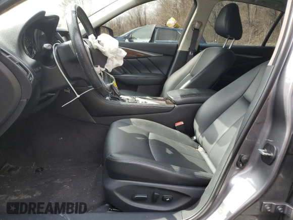 2019 Infiniti Q50 Luxe with VIN JN1EV7AR7KM557600, listed as a Copart auction lot 52033465 with 48,542 mi miles and Salvage title. Bid and sale history available at DreamBid. Image 7.