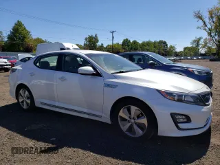 2015 Kia Optima Hybrid EX with VIN KNAGN4AD5F5090800, listed as a Copart auction lot 70700424 with 91,351 mi miles and Salvage Title. Bid and sale history available at carsss.com. Image 4.