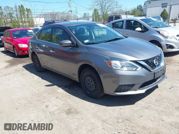 2016 Nissan Sentra S with VIN 3N1AB7AP8GL647670, listed as a IAAI auction lot 42141355 with 257,526 mi miles. Bid and sale history available at carsss.com. Image 1.