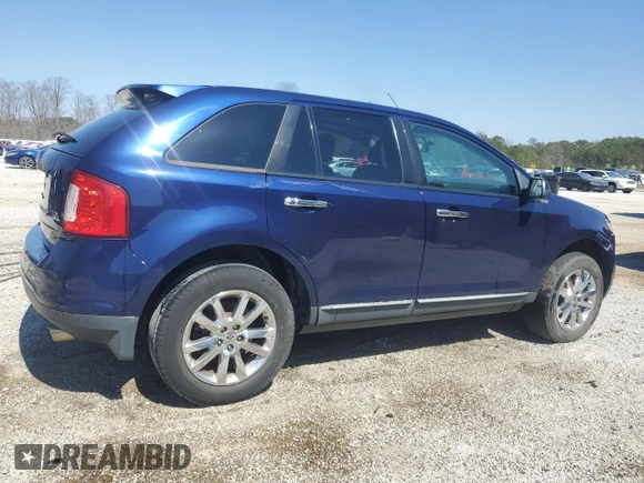 2011 Ford Edge SEL with VIN 2FMDK3JC8BBB07025, listed as a Copart auction lot 48384345 with 283,443 mi miles and Clean Title. Bid and sale history available at carsss.com. Image 3.