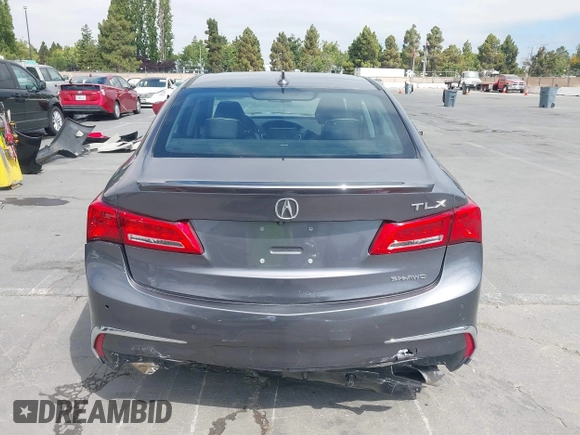 2020 Acura TLX Advance with VIN 19UUB3F8XLA002011, listed as a IAAI auction lot 42687511 with 85,540 mi miles and . Bid and sale history available at DreamBid. Image 16.