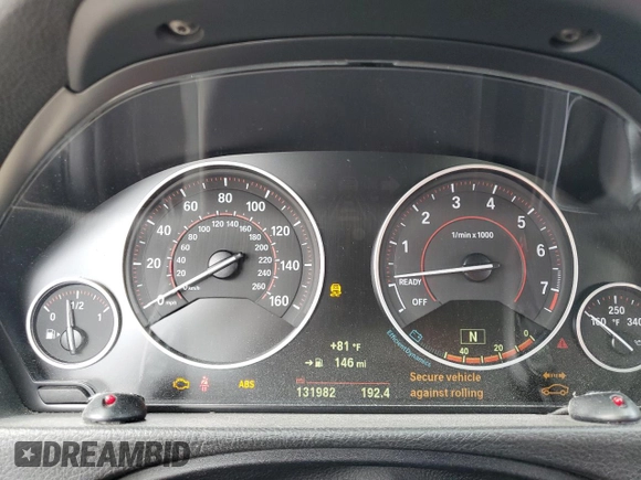 2015 BMW 4 Series 435i with VIN WBA3T3C59FP738972, listed as a Copart auction lot 50323265 with 131,982 mi miles and Salvage Title. Bid and sale history available at carsss.com. Image 9.