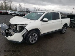 2019 Honda Ridgeline RTL-T z VIN 5FPYK3F63KB006493, wystawiony jako Copart lot #43466445 z przebiegiem 51 021 mil mil oraz Szkoda całkowita • Salvage title. Historia ofert i sprzedaży dostępna na DreamBid. Obrazek 1.