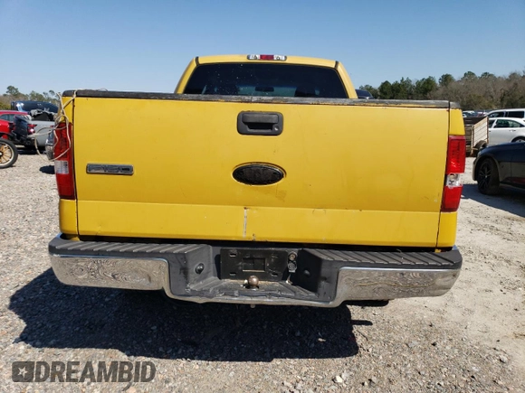 2006 Ford F-150 STX with VIN 1FTRX12W06NB23979, listed as a Copart auction lot 48548625 with 214,777 mi miles and Salvage Title. Bid and sale history available at carsss.com. Image 6.