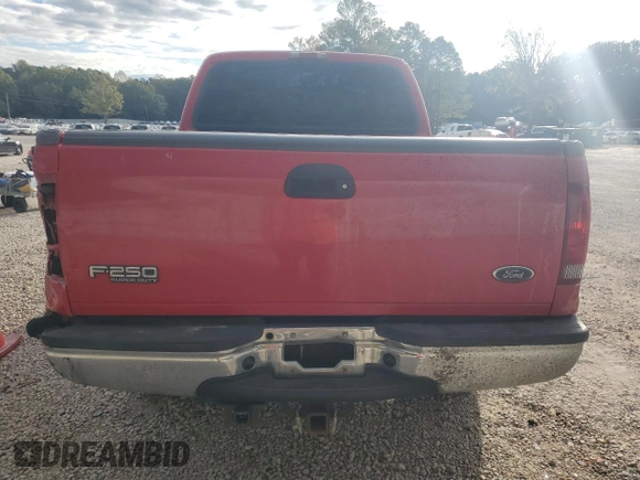 2001 Ford Super Duty F-250 XL with VIN 1FTNW21L91EC50835, listed as a Copart auction lot 76288194 with 262,493 mi miles and Salvage Title. Bid and sale history available at carsss.com. Image 6.
