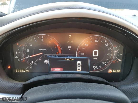 2014 Cadillac XTS Platinum with VIN 2G61W5S83E9161753, listed as a Copart auction lot 50337075 with 37,867 mi miles and Salvage Title. Bid and sale history available at carsss.com. Image 9.