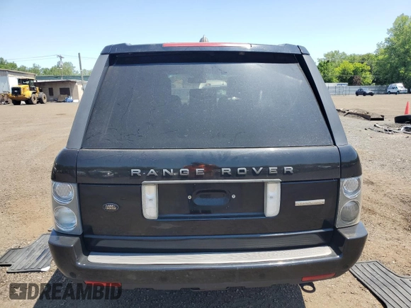 2008 Land Rover Range Rover SC with VIN SALMF13448A266950, listed as a Copart auction lot 59165305 with 172,270 mi miles and Salvage title. Bid and sale history available at DreamBid. Image 6.