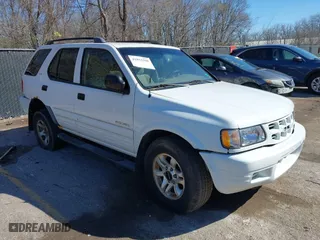 2002 Isuzu Rodeo with VIN 4S2DM58W624304459, listed as a IAAI auction lot 41853398 with 169,313 mi miles. Bid and sale history available at carsss.com. Image 1.