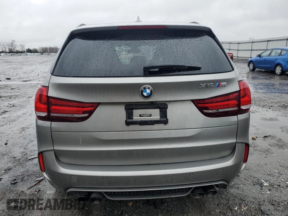 2016 BMW X5 M with VIN 5YMKT6C56G0R77641, listed as a Copart auction lot 43276205 with 86,910 mi miles and Salvage Title. Bid and sale history available at carsss.com. Image 6.