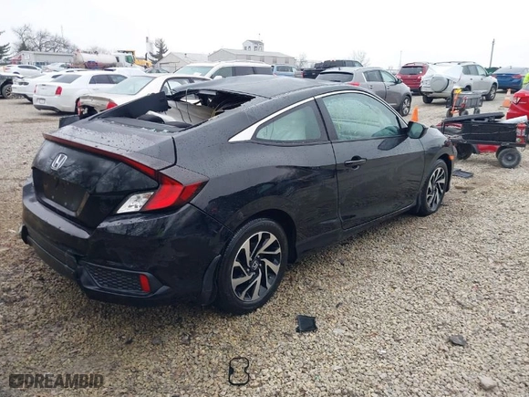 2017 Honda Civic Coupe LX-P with VIN 2HGFC4B04HH308187, listed as a IAAI auction lot 41558865 with 97,360 mi miles. Bid and sale history available at carsss.com. Image 4.