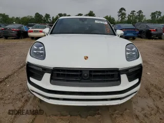 2025 Porsche Macan with VIN WP1AA2A50SLB02308, listed as a Copart auction lot 54607835 with 3,208 mi miles and Salvage title. Bid and sale history available at DreamBid. Image 5.