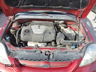 2003 Kia Rio with VIN KNADC125436239329, listed as a IAAI auction lot 41321620 with 92,306 mi miles. Bid and sale history available at carsss.com. Image 10.