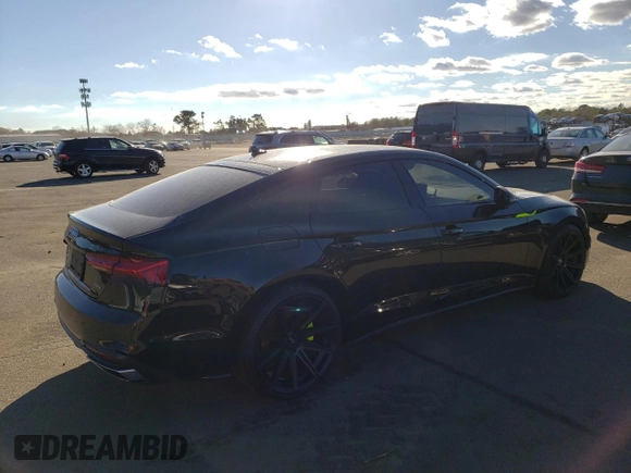 2020 Audi A5 Sportback Premium Plus with VIN WAUCNCF52LA001309, listed as a Copart auction lot 73053982 with 21,253 mi miles. Bid and sale history available at carsss.com. Image 3.