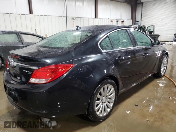 2011 Buick Regal CXL RL6 with VIN W04GU5GC0B1071562, listed as a Copart auction lot 88779825 with 87,559 mi miles and Salvage Title. Bid and sale history available at carsss.com. Image 3.