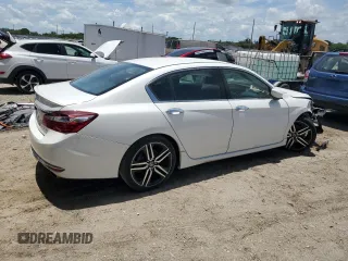 2016 Honda Accord Sport с VIN 1HGCR2F55GA222721, выставлен на аукционе Copart как лот 62662375 с пробегом 104 608 миль миль и Списание • Salvage title. История ставок и продаж доступна на DreamBid. Изображение 3.