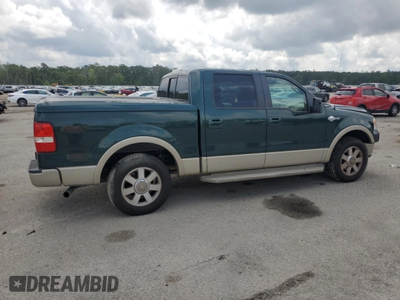 2008 Ford F-150 XLT with VIN 1FTPW12V38KB31466, listed as a Copart auction lot 54138665 with 133,029 mi miles and Salvage title. Bid and sale history available at DreamBid. Image 3.