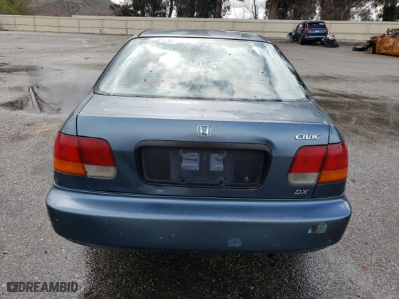 1996 Honda Civic DX with VIN 2HGEJ6621TH525813, listed as a Copart auction lot 48151765 with 229,339 mi miles and Salvage Title. Bid and sale history available at carsss.com. Image 6.