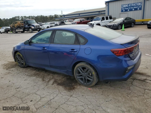 2020 Kia Forte GT-Line with VIN 3KPF34ADXLE168668, listed as a Copart auction lot 50401155 with 77,201 mi miles and Salvage Title. Bid and sale history available at carsss.com. Image 2.