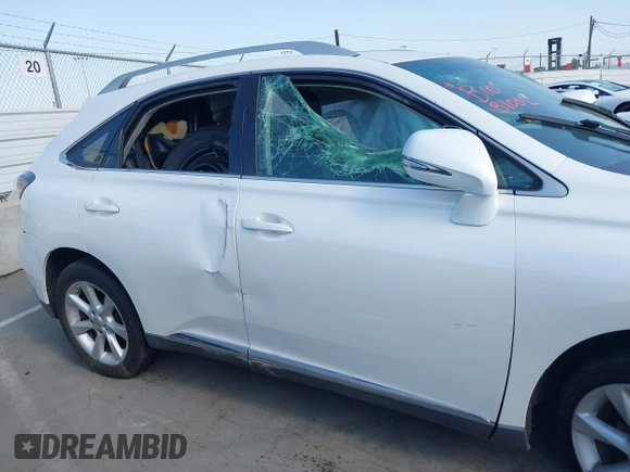 2012 Lexus RX with VIN 2T2ZK1BA5CC075232, listed as a IAAI auction lot 39739266 with Not Provided miles and . Bid and sale history available at carsss.com. Image 12.
