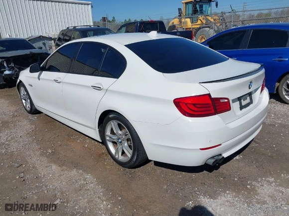 2012 BMW 5 Series 528i with VIN WBAXG5C54CDY28805, listed as a IAAI auction lot 41777043 with 128,056 mi miles. Bid and sale history available at carsss.com. Image 3.