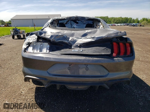 2019 Ford Mustang GT z VIN 1FA6P8CF2K5120723, wystawiony jako Copart lot #57516505 z przebiegiem Nie podano mil oraz Szkody całkowita. Historia ofert i sprzedaży dostępna na DreamBid. Obrazek 6.