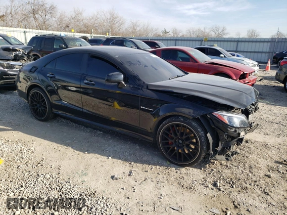 2015 Mercedes-Benz CLS-Class CLS 63 AMG S-Model with VIN WDDLJ7GB3FA149103, listed as a Copart auction lot 70009202 with 73,063 mi miles. Bid and sale history available at carsss.com. Image 4.