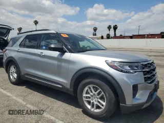 2025 Ford Explorer Active with VIN 1FMUK7DH9SGA20466, listed as a Copart auction lot 56994125 with 6,176 mi miles and Salvage title. Bid and sale history available at DreamBid. Image 4.