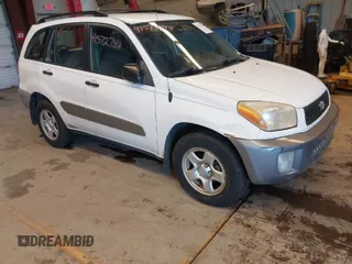 2003 Toyota RAV4 with VIN JTEGH20V830112592, listed as a IAAI auction lot 41572749 with 177,484 mi miles. Bid and sale history available at carsss.com. Image 1.