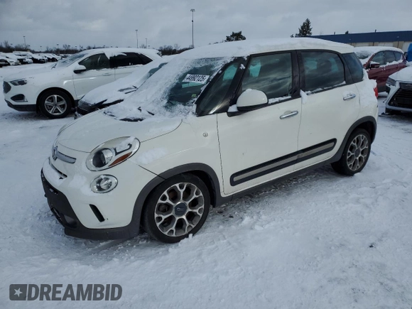 2014 FIAT 500L Trekking with VIN ZFBCFADH5EZ021059, listed as a Copart auction lot 44992125 with 126,744 mi miles and Clean Title. Bid and sale history available at DreamBid. Image 1.