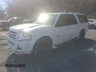 2007 Ford Expedition EL Limited with VIN 1FMFK20597LA98963, listed as a Copart auction lot 46683755 with 218,555 mi miles and Salvage Title. Bid and sale history available at carsss.com. Image 1.
