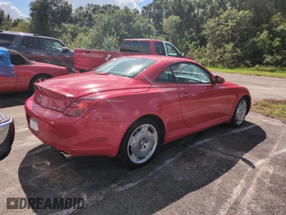 2002 Lexus SC with VIN JTHFN48Y420031783, listed as a Copart auction lot 75011304 with Not Provided miles and Salvage Title. Bid and sale history available at carsss.com. Image 3.