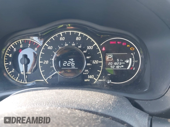 2015 Nissan Note SV with VIN 3N1CE2CP9FL374382, listed as a IAAI auction lot 41851913 with 201,823 mi miles and . Bid and sale history available at DreamBid. Image 7.