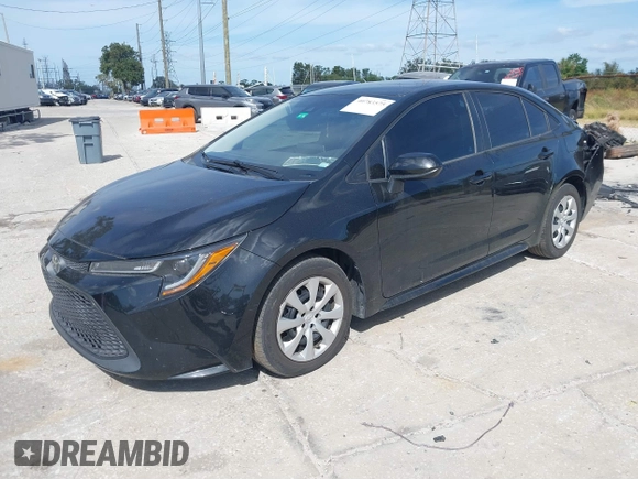2020 Toyota Corolla LE with VIN 5YFEPRAE0LP087506, listed as a IAAI auction lot 40783575 with 101,212 mi miles. Bid and sale history available at carsss.com. Image 18.