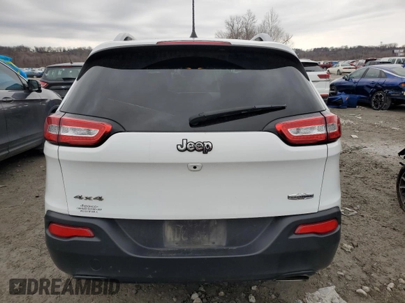 2018 Jeep Cherokee Latitude Tech Connect with VIN 1C4PJMCX8JD549547, listed as a Copart auction lot 85966944 with 114,273 mi miles and Salvage title. Bid and sale history available at DreamBid. Image 6.