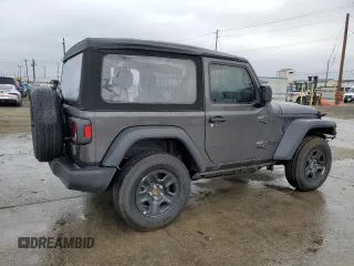 2024 Jeep Wrangler Willys with VIN 1C4PJXAG6RW368774, listed as a Copart auction lot 48961045 with 1,191 mi miles and Salvage title. Bid and sale history available at DreamBid. Image 3.