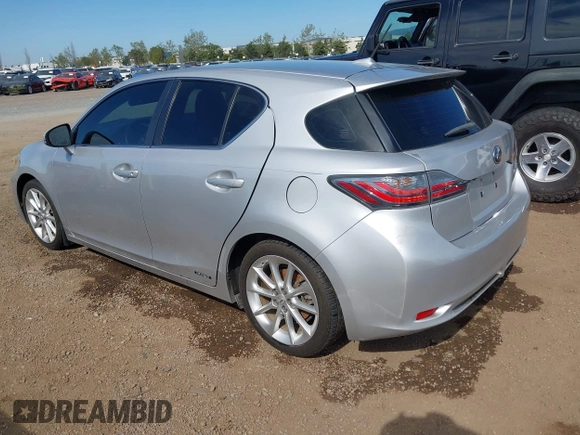 2012 Lexus CT CT 200h with VIN JTHKD5BH0C2054726, listed as a IAAI auction lot 42032885 with 112,429 mi miles and . Bid and sale history available at carsss.com. Image 3.